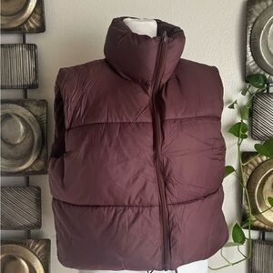 Brown Puffer Vest